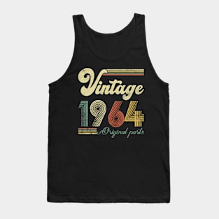 Retro Vintage 1964 Made In 1964 60 Years Old 60th Birthday Tank Top